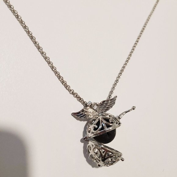 Long Volcanic/Lava Stone Diffuser Necklace - Picture 9 of 9